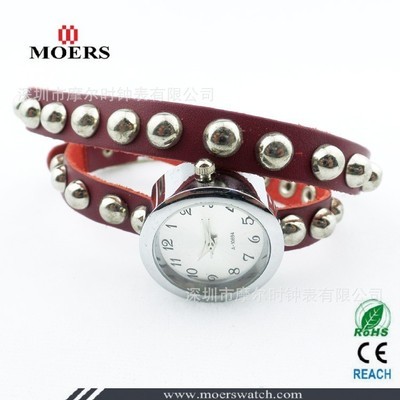 外貿(mào)原單時(shí)尚女士皮帶手表 加長PU皮表帶與合金禮品的批發(fā)優(yōu)選